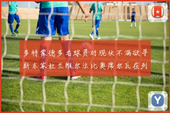 多特蒙德多名球员对现状不满欲寻新东家杜兰维尔法比奥席尔瓦在列
